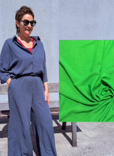Bel'Etoile Kiki value pack - green linen viscose