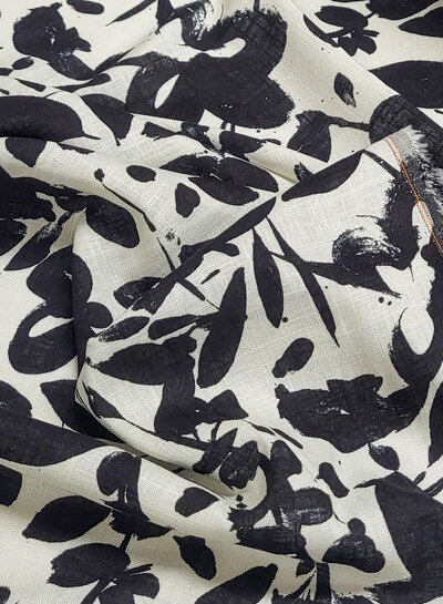 Bel'Etoile Kiki voordeelpakket - Black & White Elegance  linnen viscose