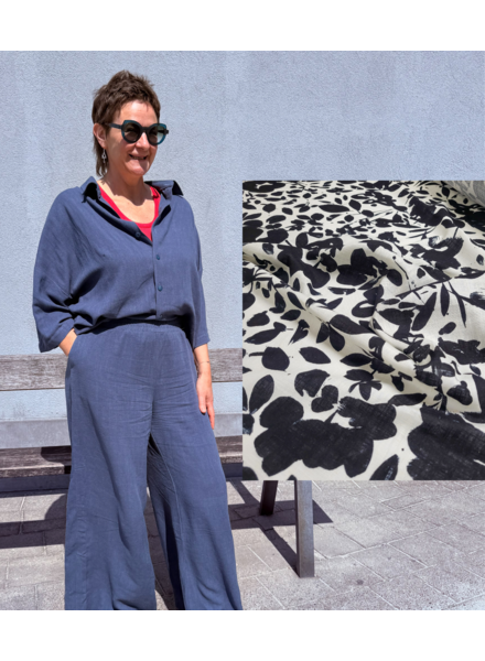 Bel'Etoile Kiki value pack - Black & White Elegance linen viscose