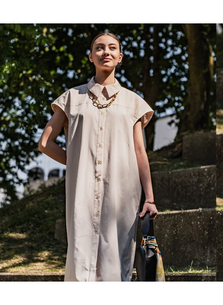 Fibremood trenchcoat stof waterafstotend - off-white - Marley, Solaris