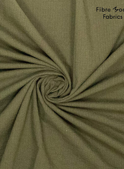 Fibremood seersucker - groen - Liberty