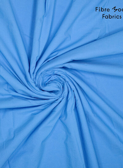 Fibremood stonewashed popeline / papertouch katoen - aqua - Nanaka
