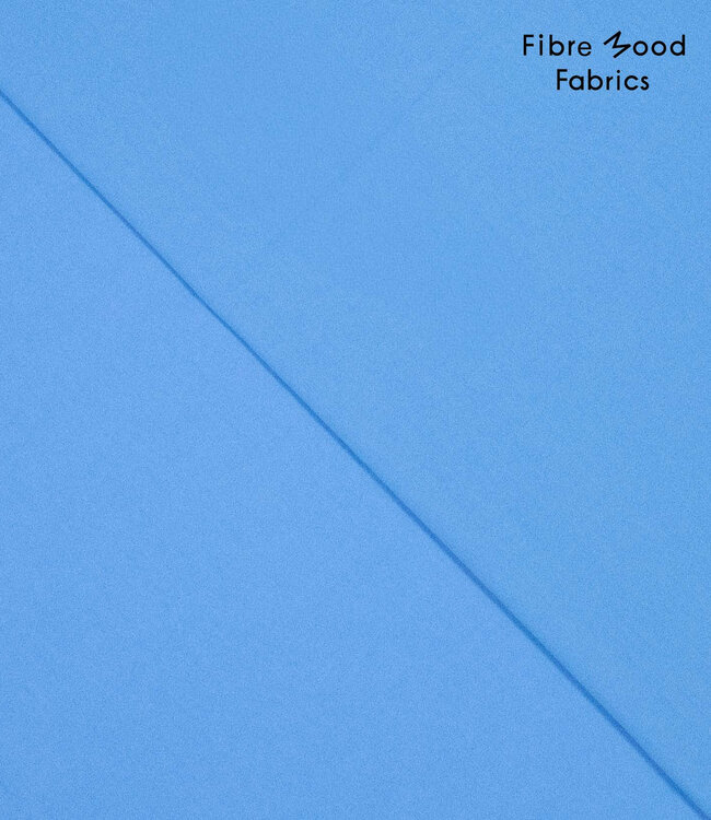 Fibremood stonewashed popeline / papertouch katoen - aqua - Nanaka
