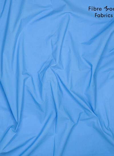 Fibremood stonewashed poplin / papertouch cotton - aqua - Nanaka