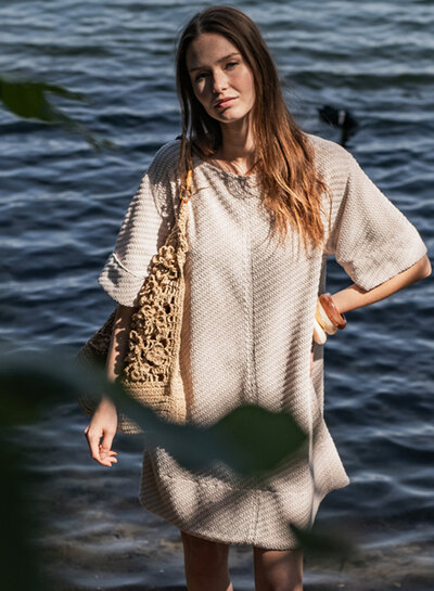 Fibremood big loop knit - beige - Mirri