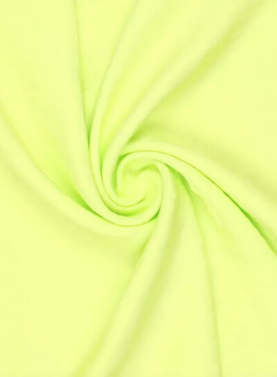 Madeline viscose met subtiele glans - chartreuze groen