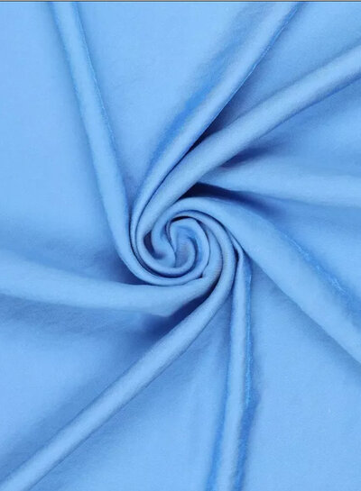 Madeline viscose with subtle shine - bright blue
