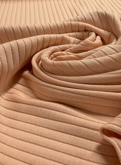 Madeline prachtige ribtricot - zalmroze