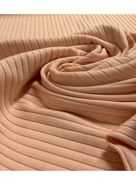 Madeline beautiful ribbed knit - salmon pink