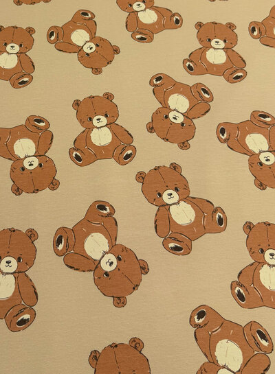 Madeline teddy bear - french terry