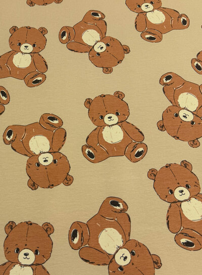 Madeline teddy bear - french terry