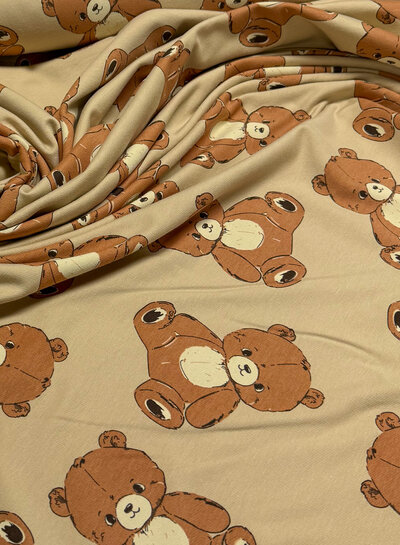 Madeline teddy bear - french terry