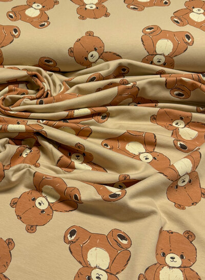 Madeline teddy bear - french terry