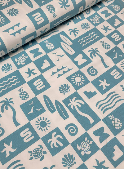 Madeline fun in the ocean blocks - tricot