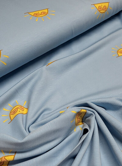 Madeline Sunset - jersey - soft blue