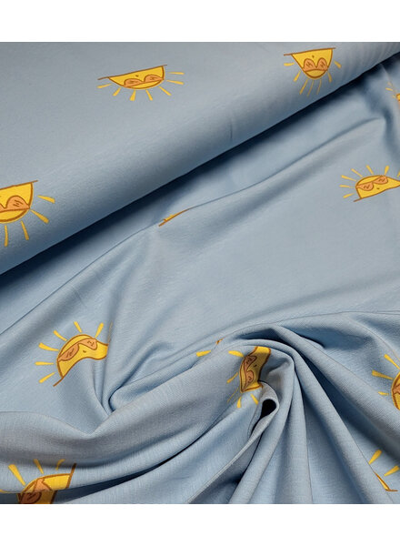 Madeline Sunset - tricot - zacht blauw