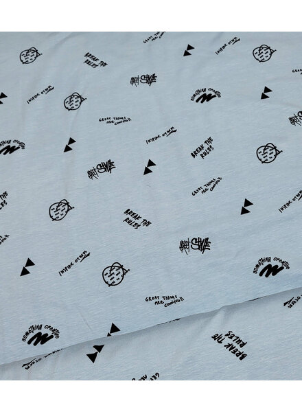 Madeline Inspire others - tricot - zacht blauw