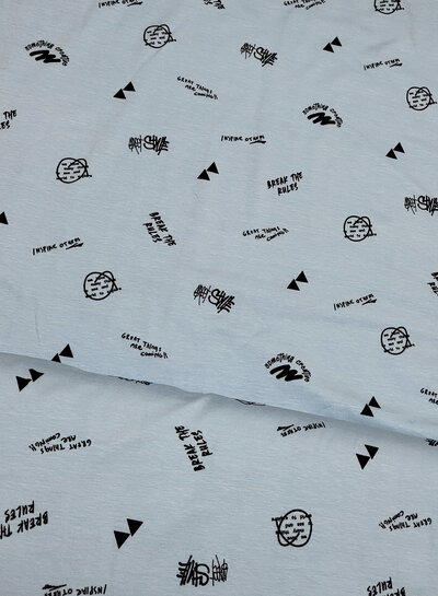 Madeline Inspire others - tricot - zacht blauw