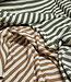 camel stripes - ribbed knit