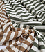 camel stripes - ribbed knit