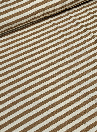 camel streepjes - ribtricot