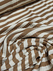 camel stripes - ribbed knit