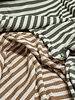 khaki stripes - ribbed knit
