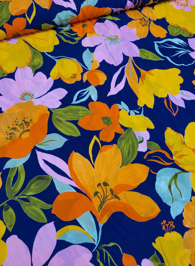 Swafing flowers kissed by the sun - viscose