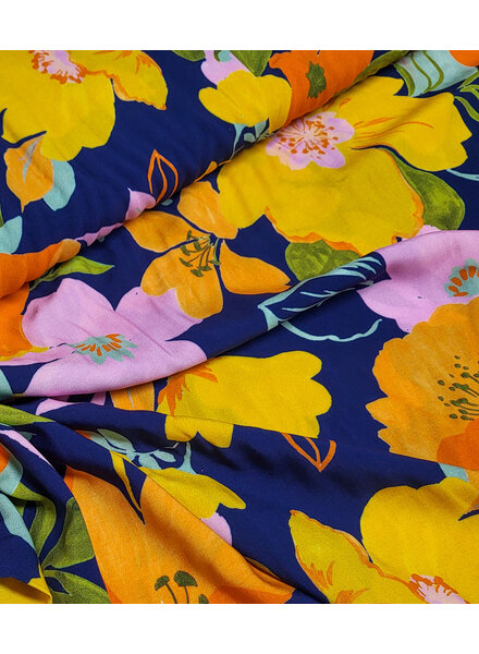 Swafing flowers kissed by the sun - viscose