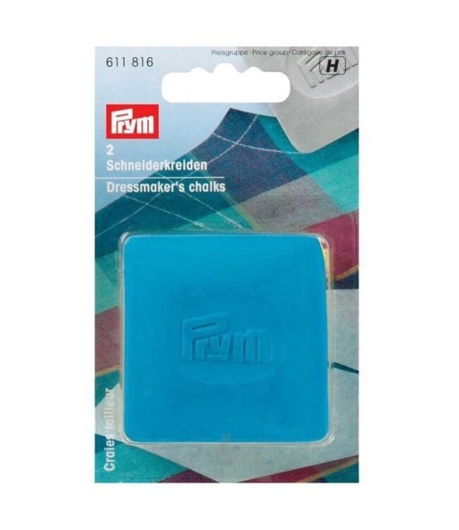 Prym kleermakerskrijt blauw en geel - Prym