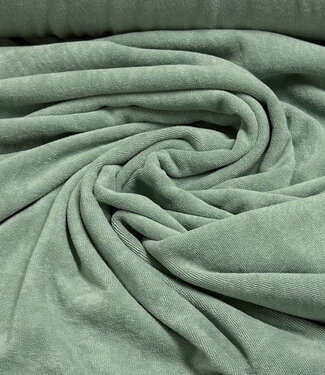 mint sponge - stretch terry cloth