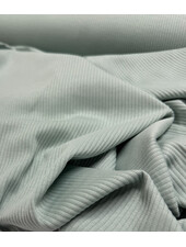 mintblauw - zachte ribtricot
