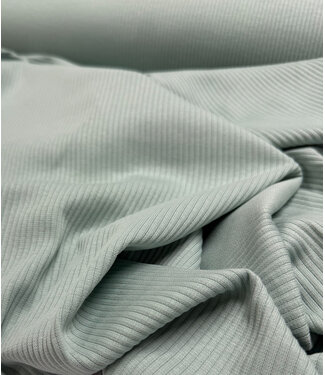 mint blue - soft ribbed knit