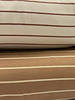 camel met beige streepjes - ribtricot