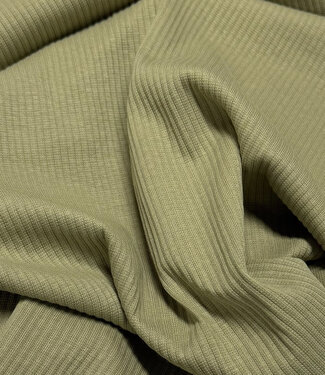 olive green - soft ribbed knit
