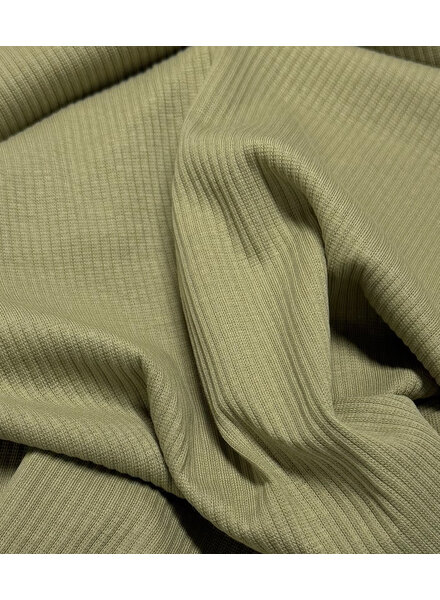 olive green - soft ribbed knit
