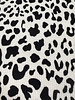 leopard black&white - ribtricot