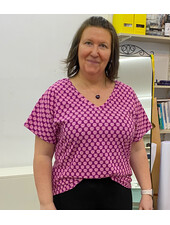 V-hals techniek in T-shirt zondag 12/10/2025