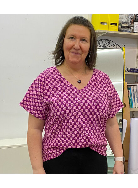 V-hals techniek in T-shirt zondag 12/10/2025