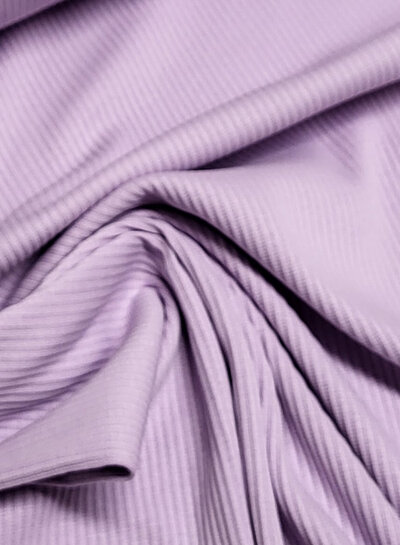 lilac - soft ribbed knit