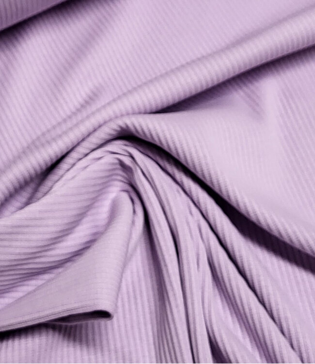 lila - zachte ribtricot
