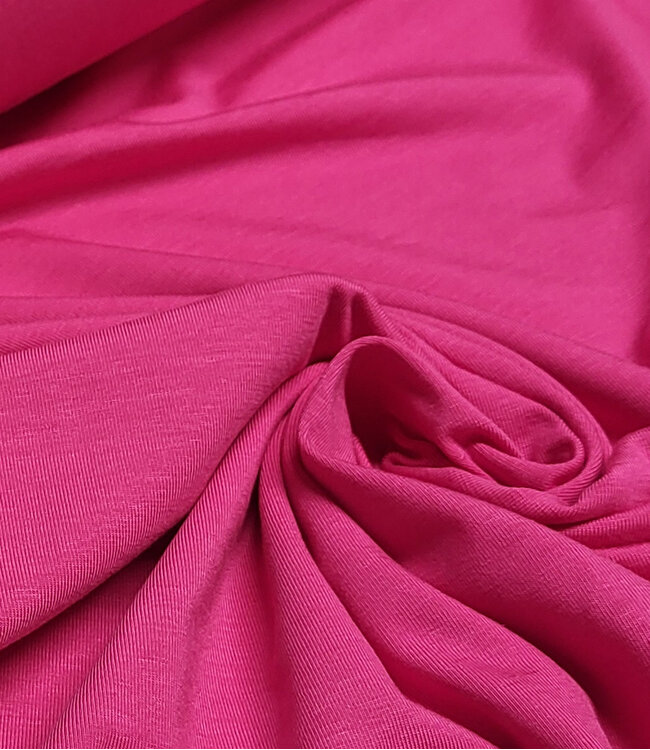 Madeline fuchsia - bamboe jersey