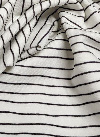 off-white with anthracite lines - jersey