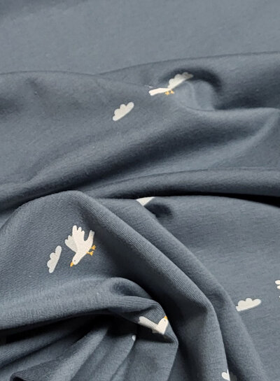 vogels indigo - tricot