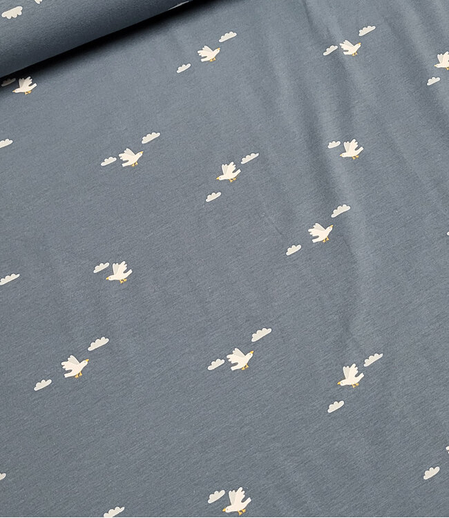 vogels indigo - tricot