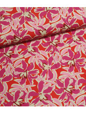 Madeline pink flowers - swimwear - lycra - UV bestendig factor 50