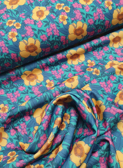 Madeline flowergarden - swimwear - lycra - UV bestendig factor 40+