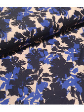 Madeline beautiful blue flowers - swimwear - lycra - UV resistant factor 50