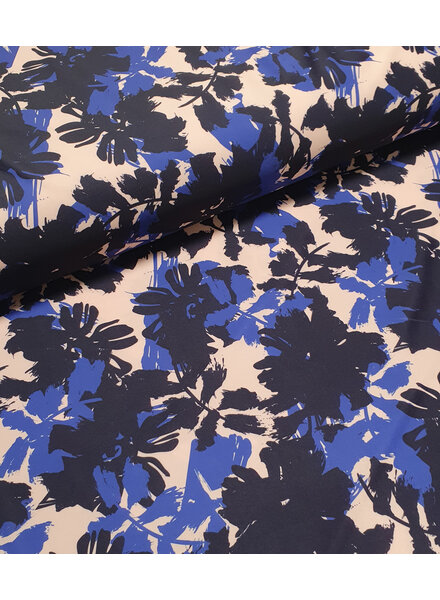 Madeline prachtige blauwe bloemen - swimwear - lycra - UV bestendig factor 50