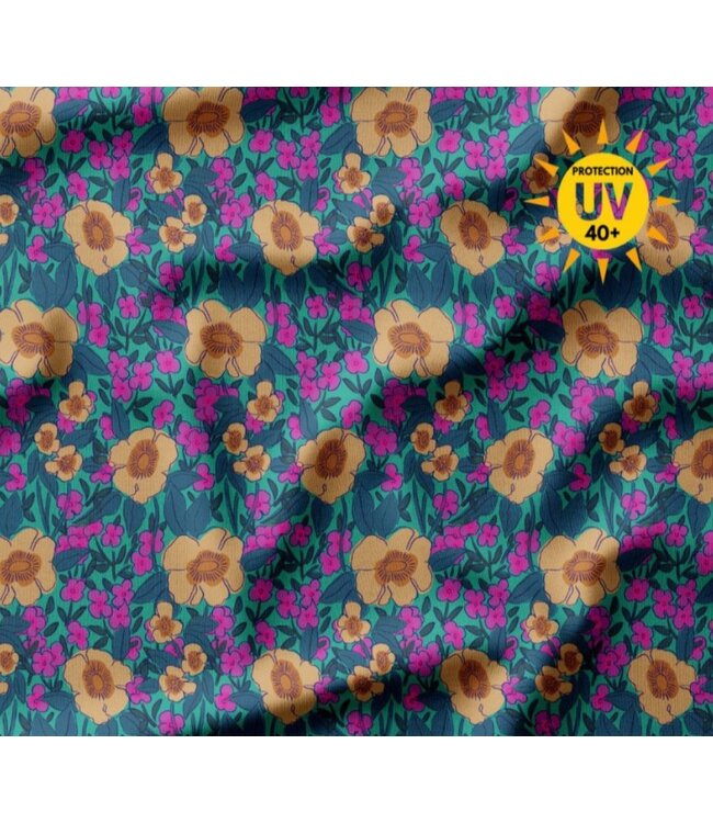 Madeline flowergarden - swimwear - lycra - UV bestendig factor 40+